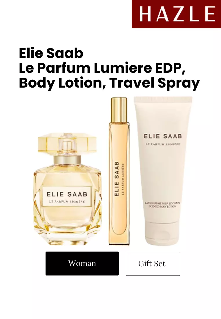 Jual Elie Saab [Gift Set] Le Parfum Lumiere Woman EDP 90 ml Body