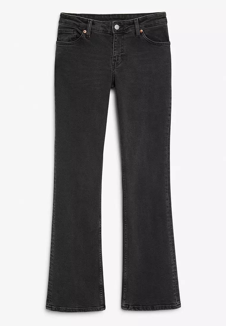 Buy Monki Wakumi Low Waist Bootcut Jeans Online | ZALORA Malaysia