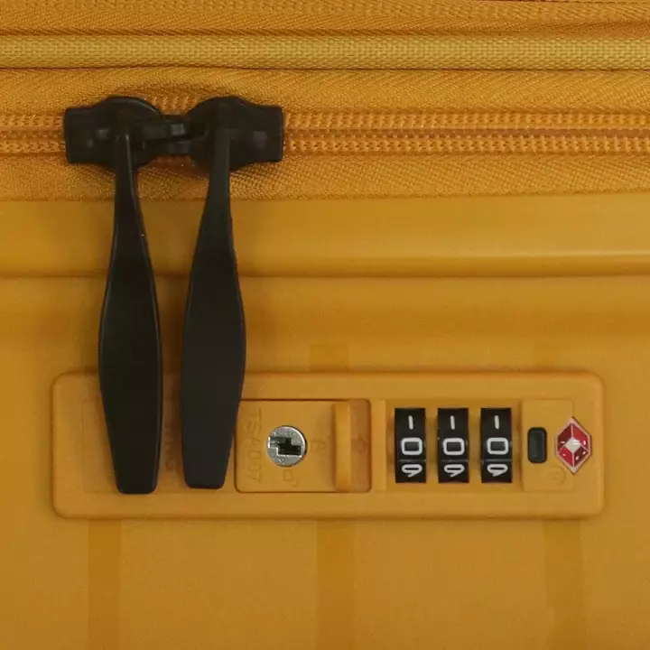 HUSH PUPPIES LUGGAGE HARDCASE ORIGINAL CABIN 69-4032-YELLOW