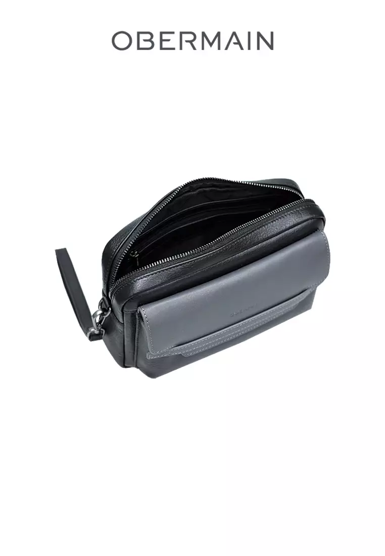 Men's RFID Clutch Genuine Leather Black