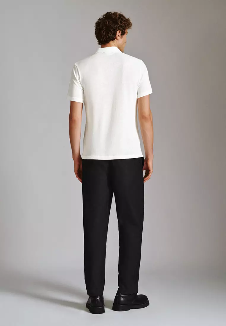 Casual Polo Collar Polo Shirt