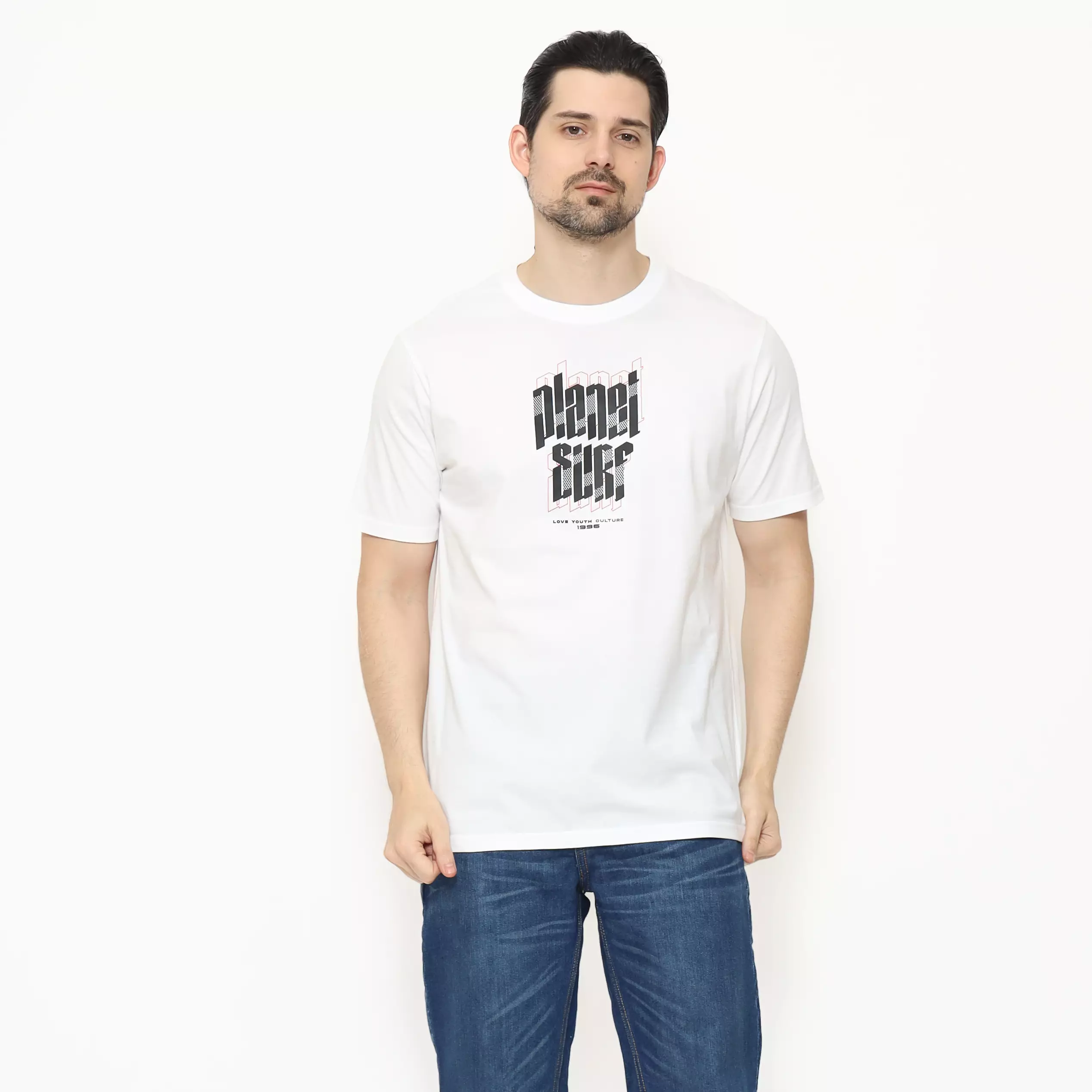 Planet Surf Clothing Kaos lengan pendek Pria Millie  Planet Surf