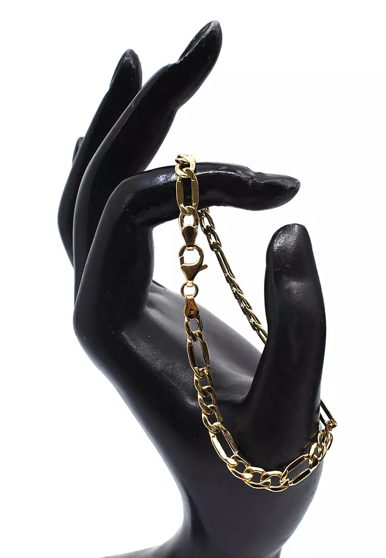 18K Italian Made Yellow Gold Bracelet