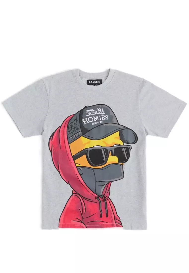 來自紐約的街頭服飾品牌 - Homies New York 短袖T卹 - 灰色