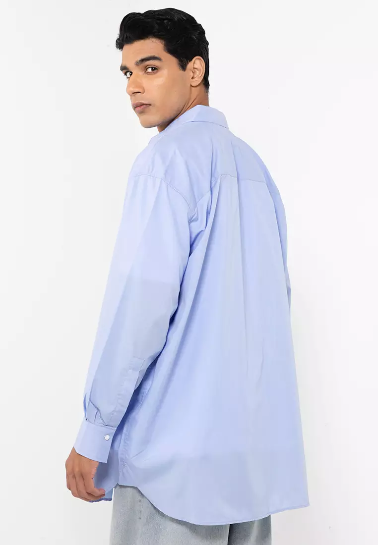Buy Topman Long Sleeve Super Oversized Shirt 2025 Online ZALORA