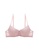 ZITIQUE pink Young Girls' European Style Elegant 3/4 Cup Lace-trimmed Push Up Padded Lingerie Set (Bra And Underwear) - Pink 4EE0CUS1457CA0GS_2