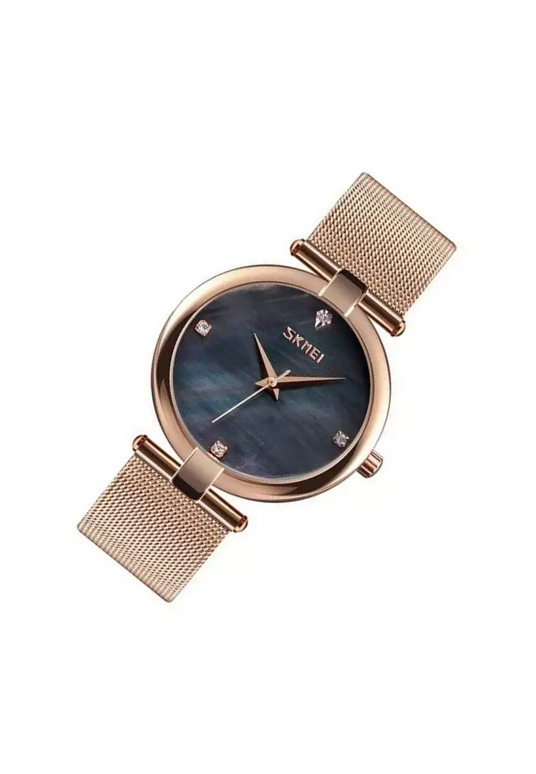 Jam Tangan Analog Wanita Strap Stainless Steel Waterproof Stylish Casual Elegan Berkualitas BZ04 ORIGINAL