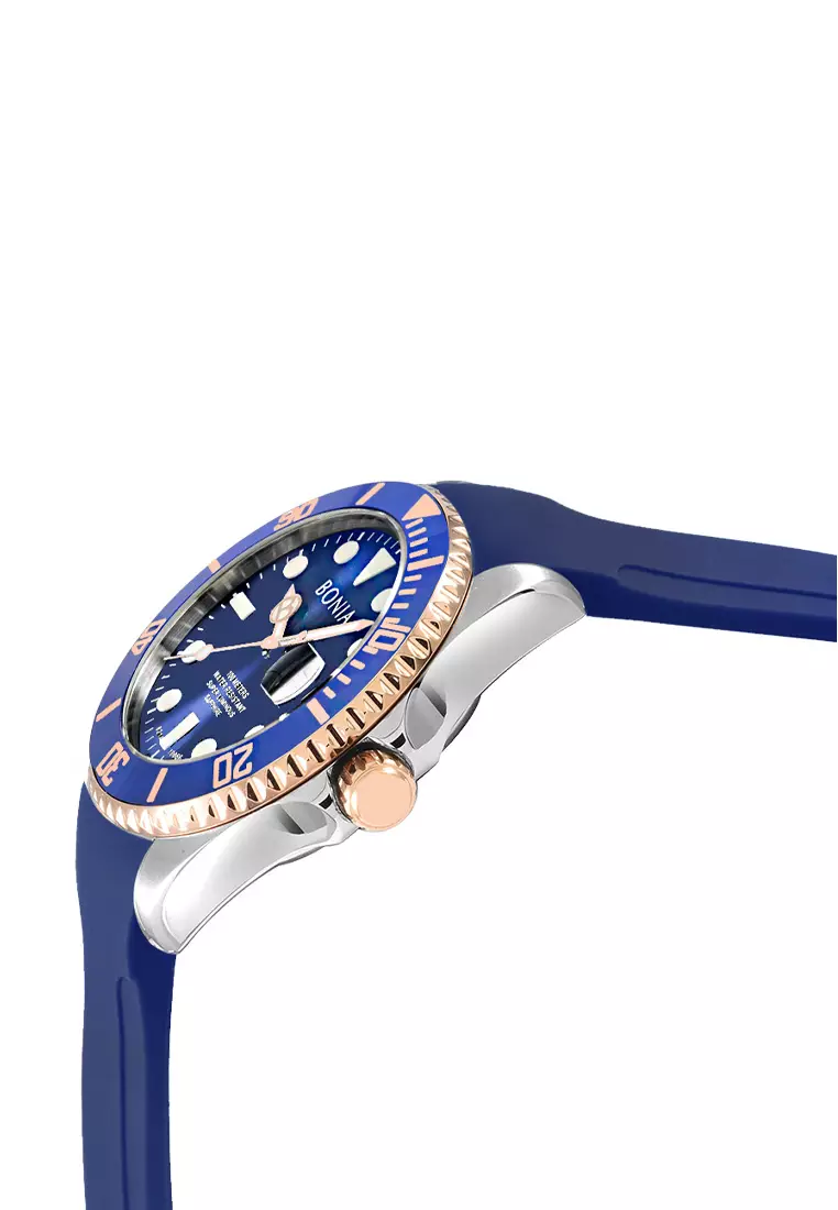 Men Watch Contemporary Automatic Limited Edition 2 Straps Set BNB10666-1683Le