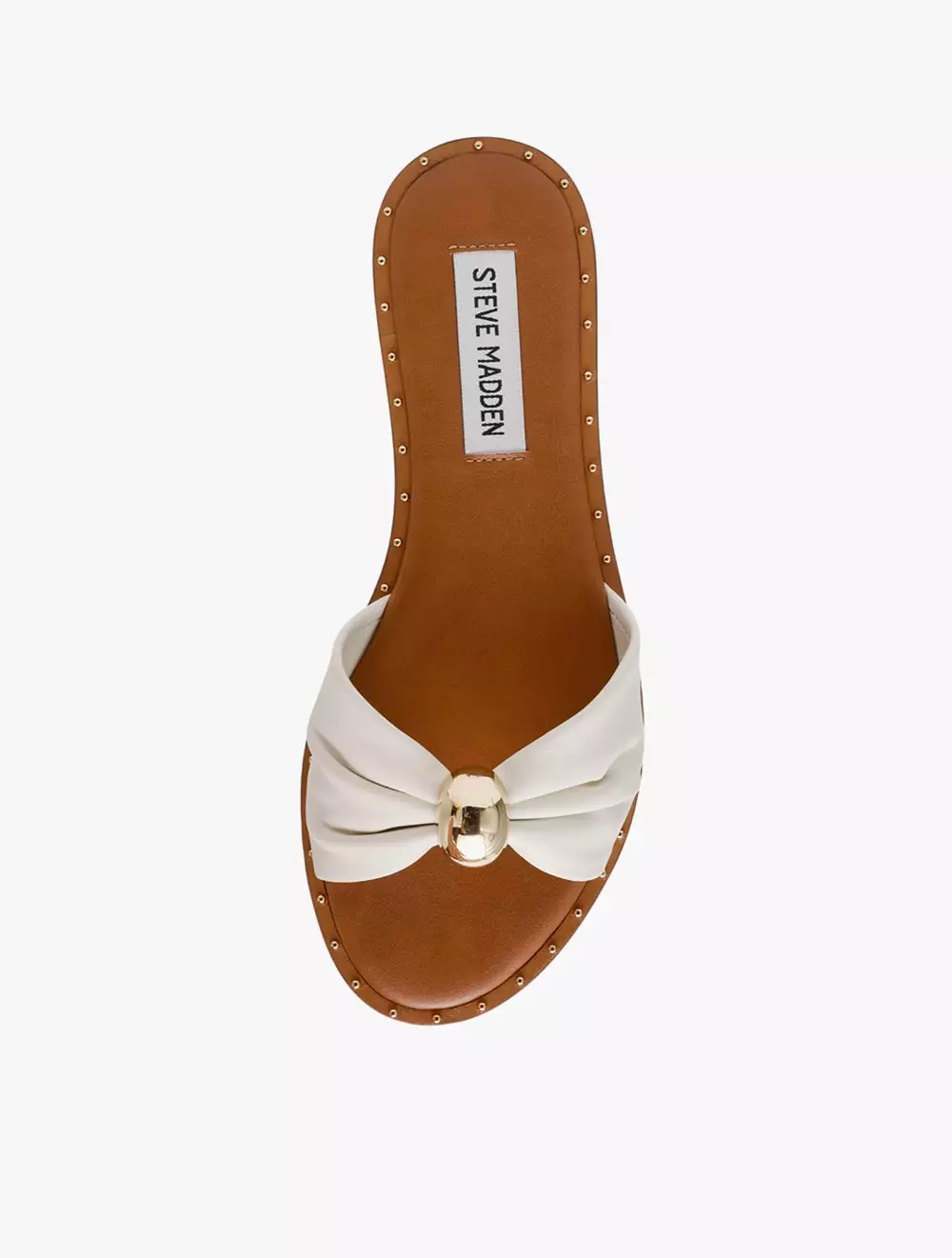 Steve Madden DIPSY-CN Women's Flat Sandals - White