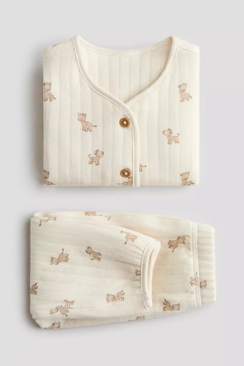 2-piece quilted jersey set
