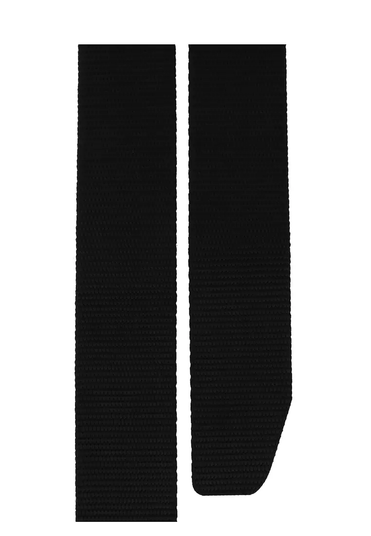 Jhoseph Tali Ikat Pinggang Pria Anti Xray Comportable Buckle Material Plastik Canvas Non Metal Smooth ORIGINAL - Black
