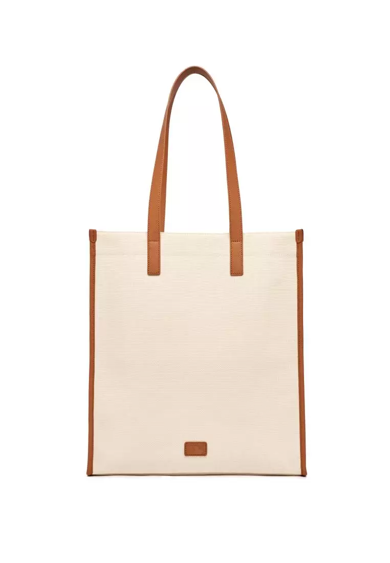 BASIC CANVAS VERTICAL TOTE BAG BOSTON RED SOX