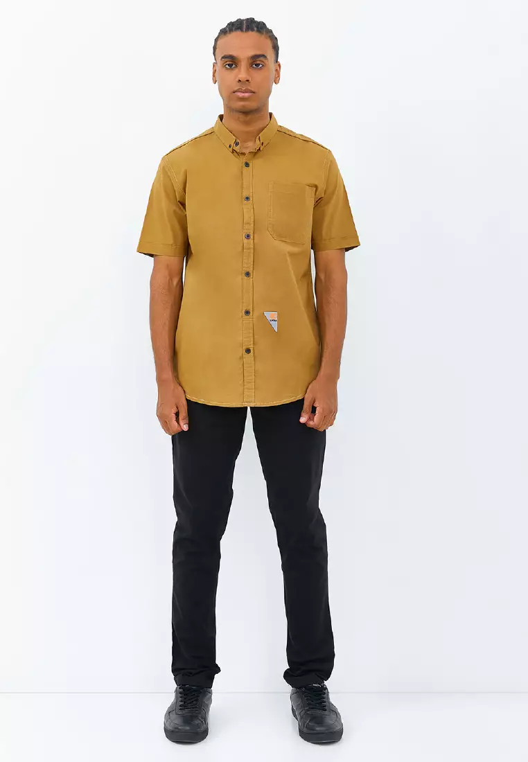 EMBA DENIM - Trosic Celana Panjang Pria Slimfit Stretch Material Chino  Black