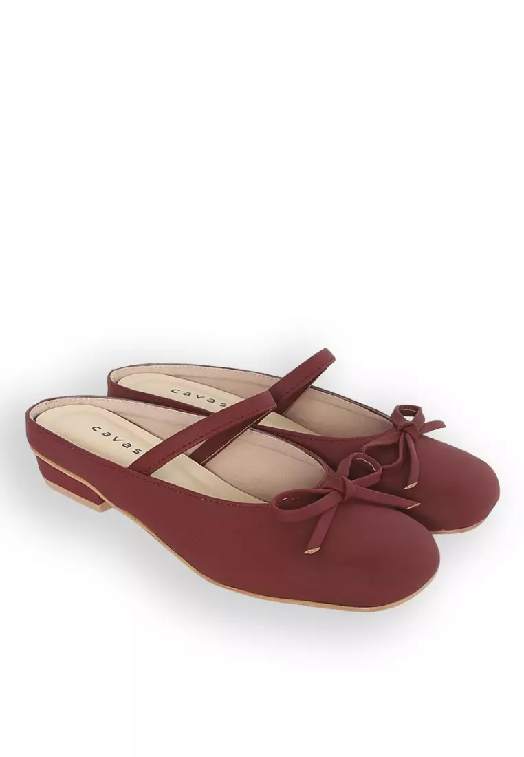 Lula Flats Shoes Maroon