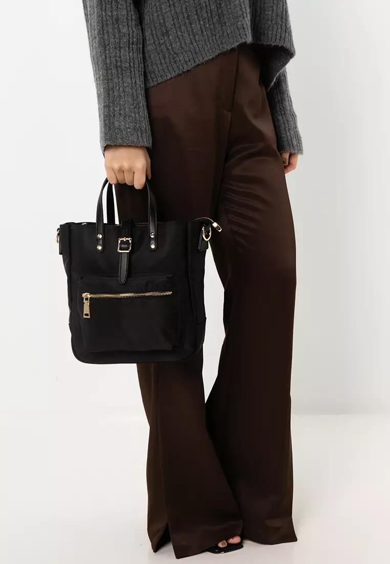 Premium Oxford Nylon Convertible Top Handle Bag