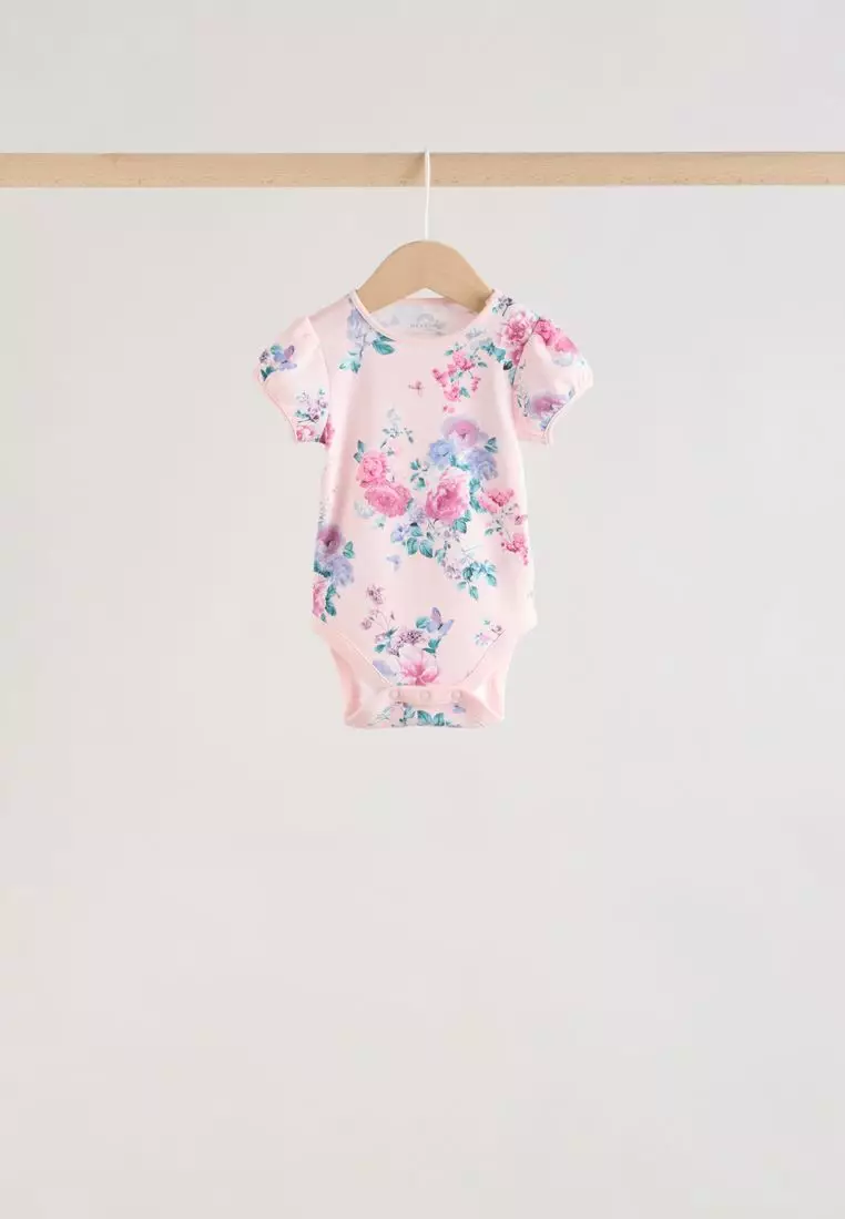 Baby Short Sleeve Bodysuits 5 Pack