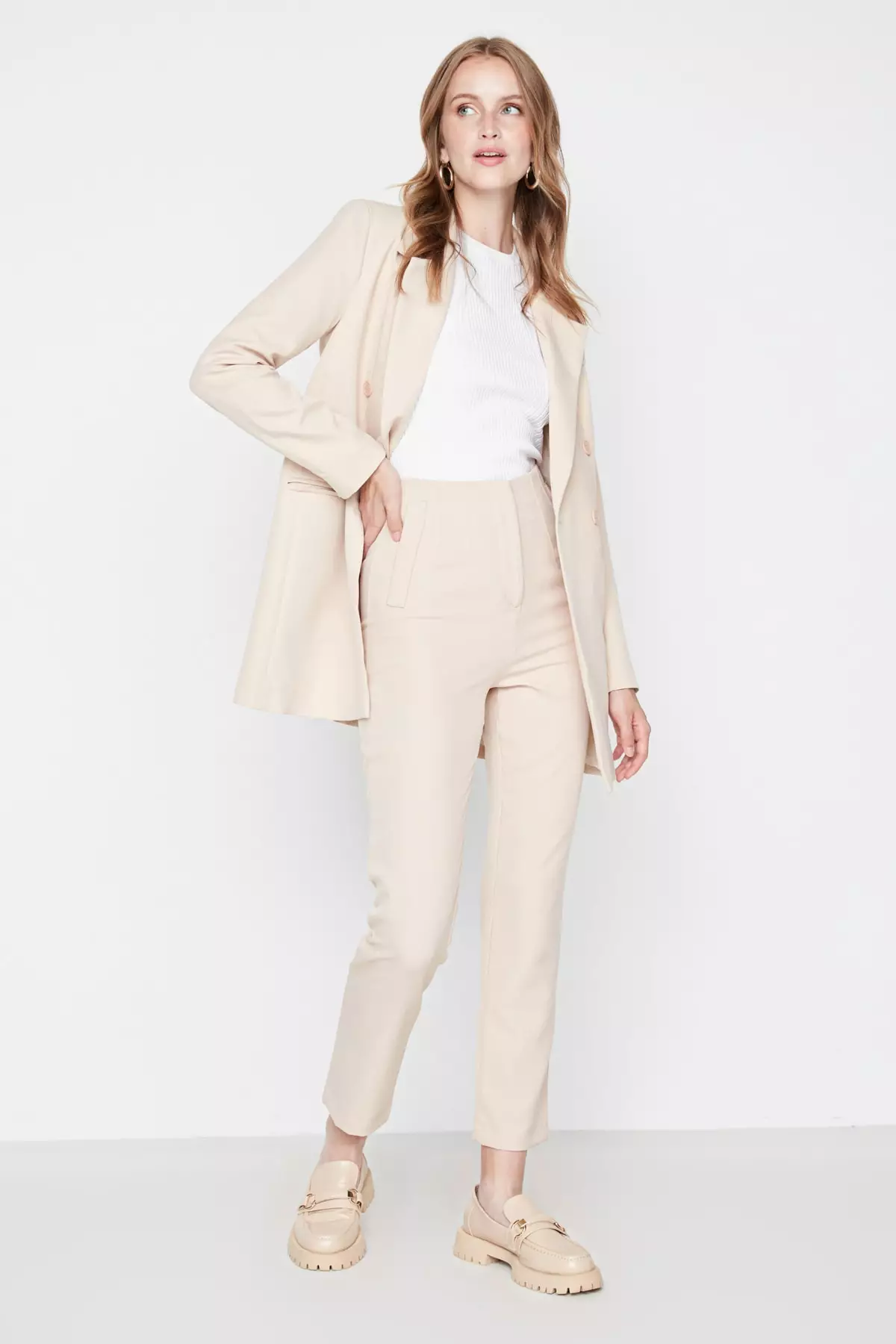 Beige Pants