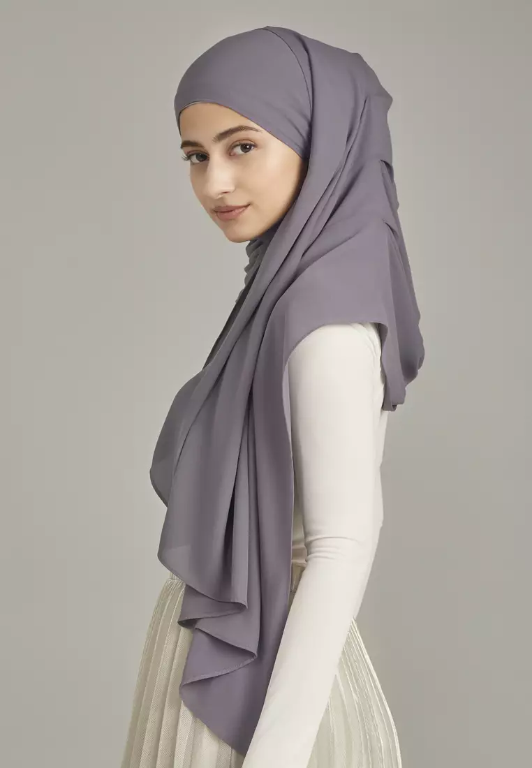 HUSNA ORIKAMI BOX PLEATED SCARF
