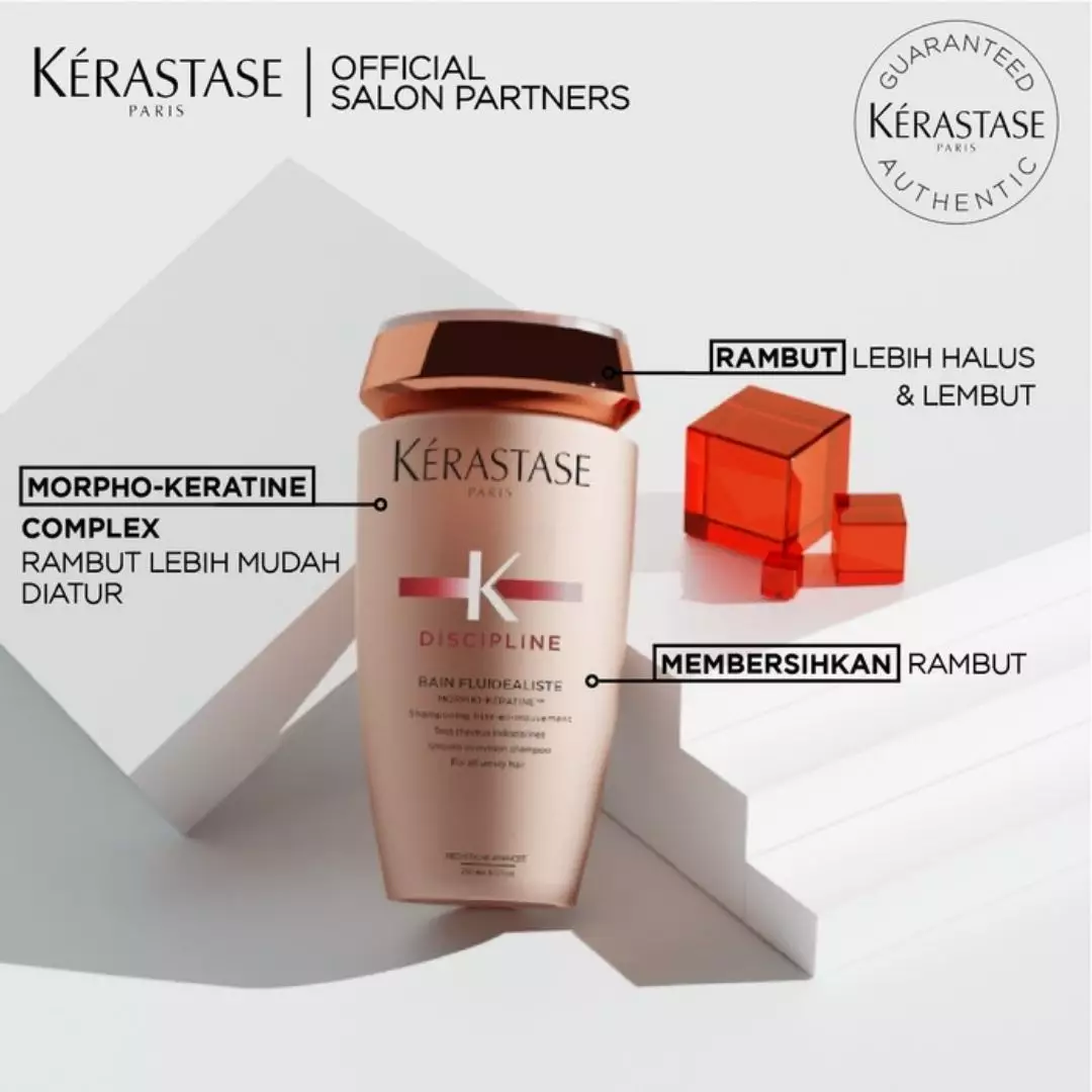 Kerastase Bain Fluidealiste 250ml Shampoo Untuk Rambut Sulit Diatur