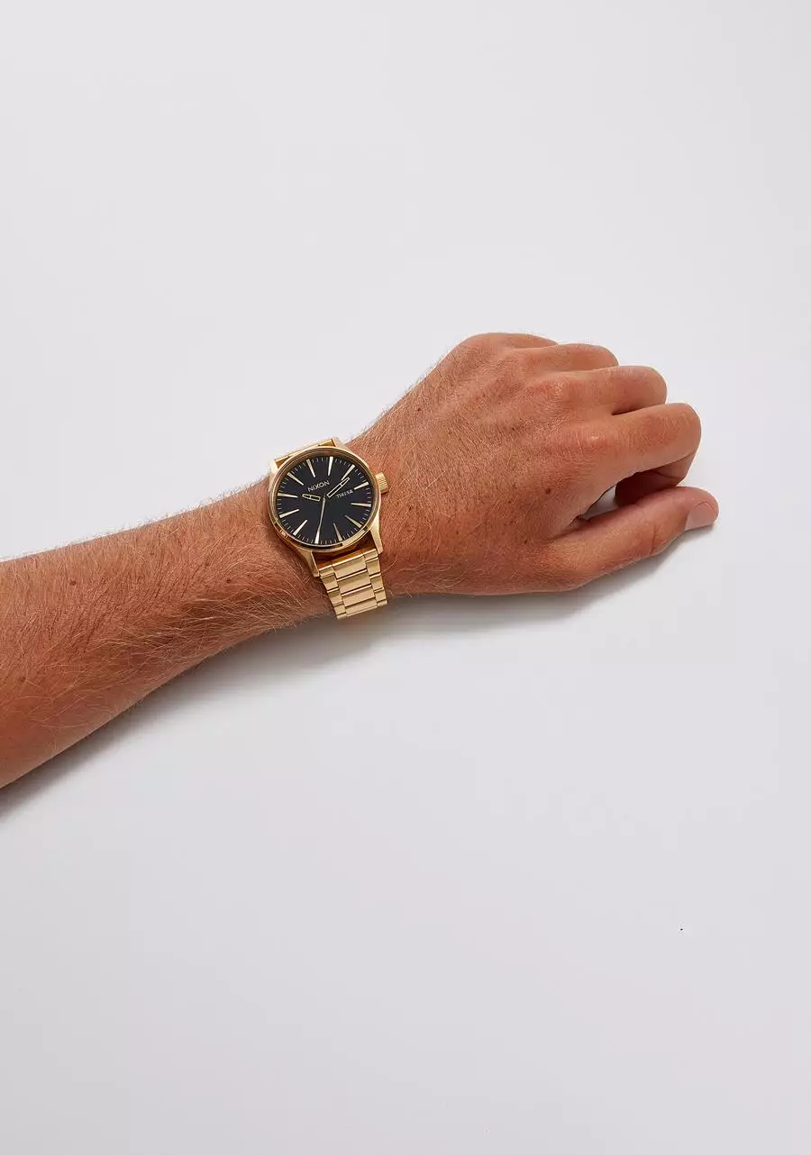 NIXON SENTRY 38 SS GOLD BLACK A356510