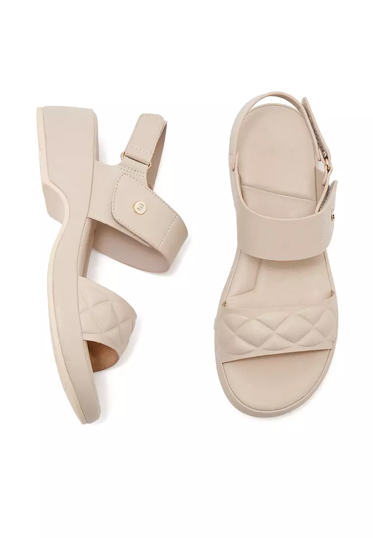 4.5CM Ankle Strap Wedge Sandals ALM222-1