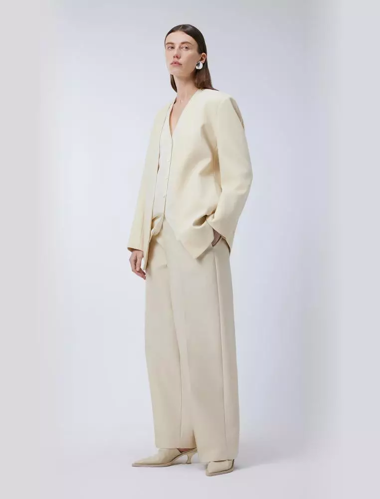 Loose Fit Wide Leg Long Pants