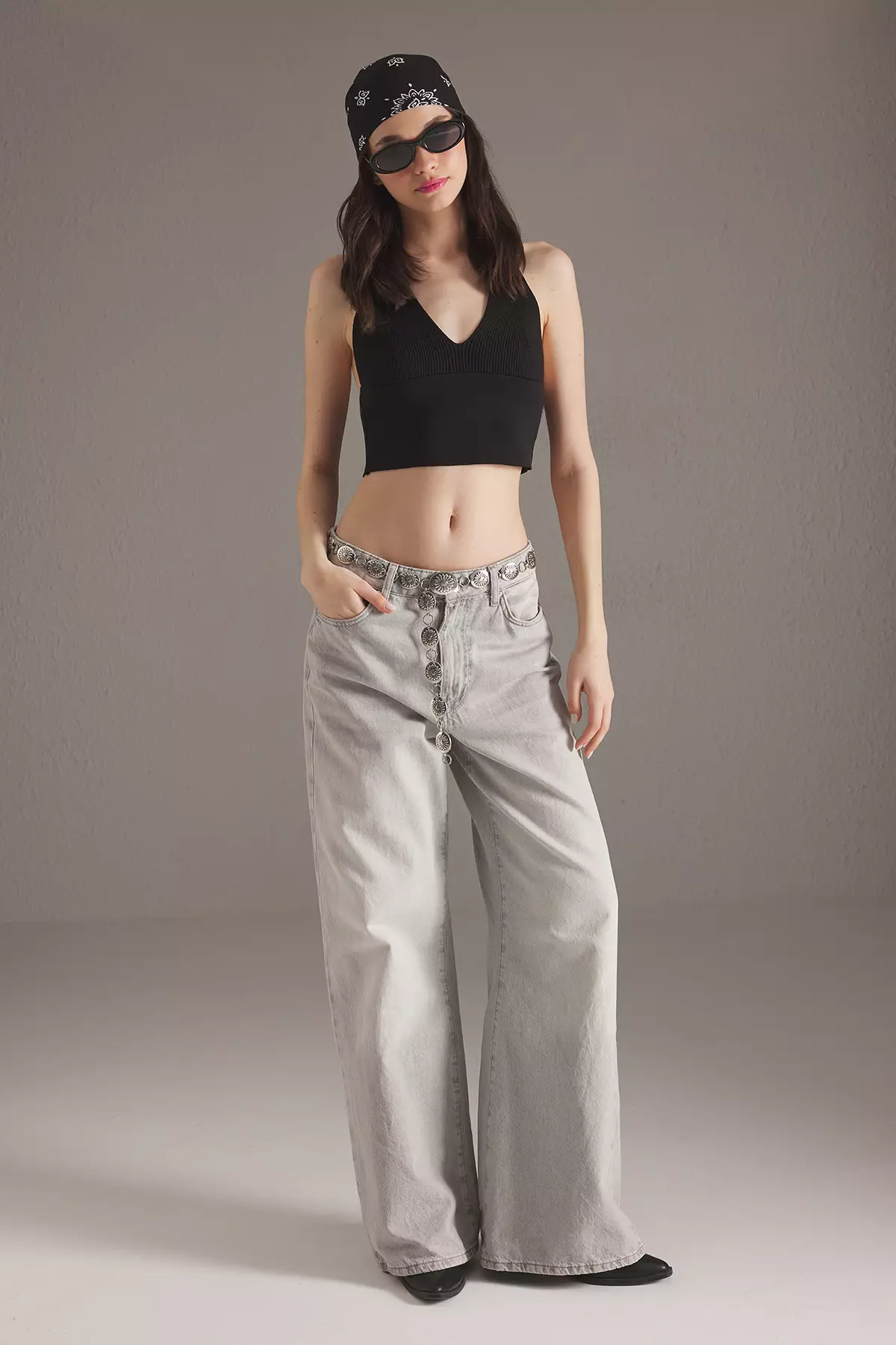 Strappy Knitted Crop Top