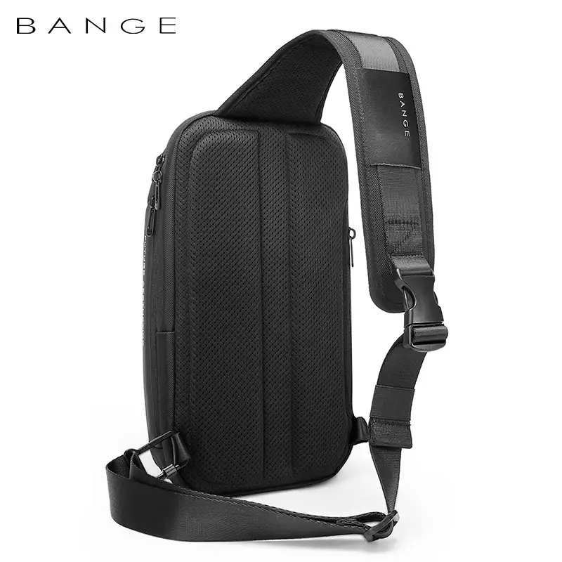 Bange BG7566 Tas Selempang Sling Bag Pria - BLACK
