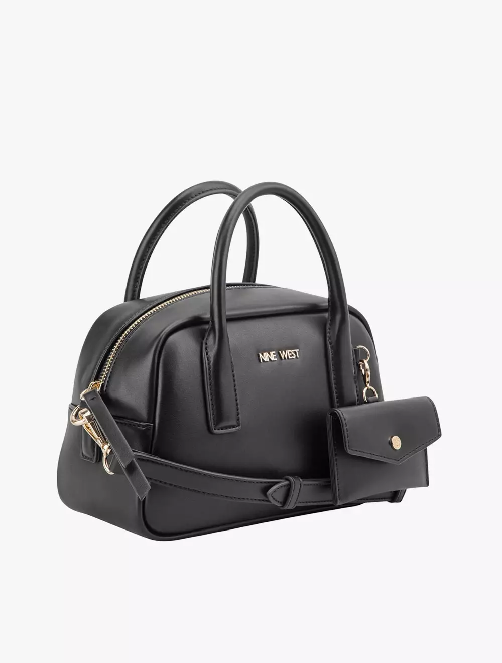 Nine West Becher Mini Satchel Womens Crossbody Bags - Black