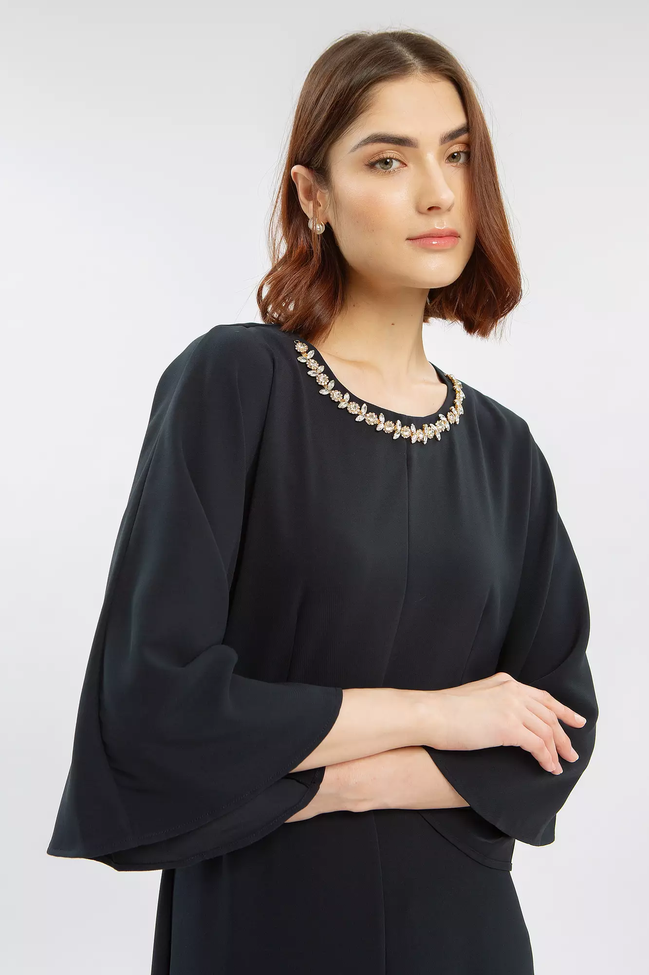 Minimal Gemini Kaftan Dark Navy