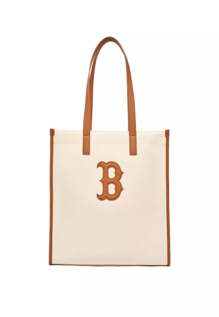 BASIC CANVAS VERTICAL TOTE BAG BOSTON RED SOX