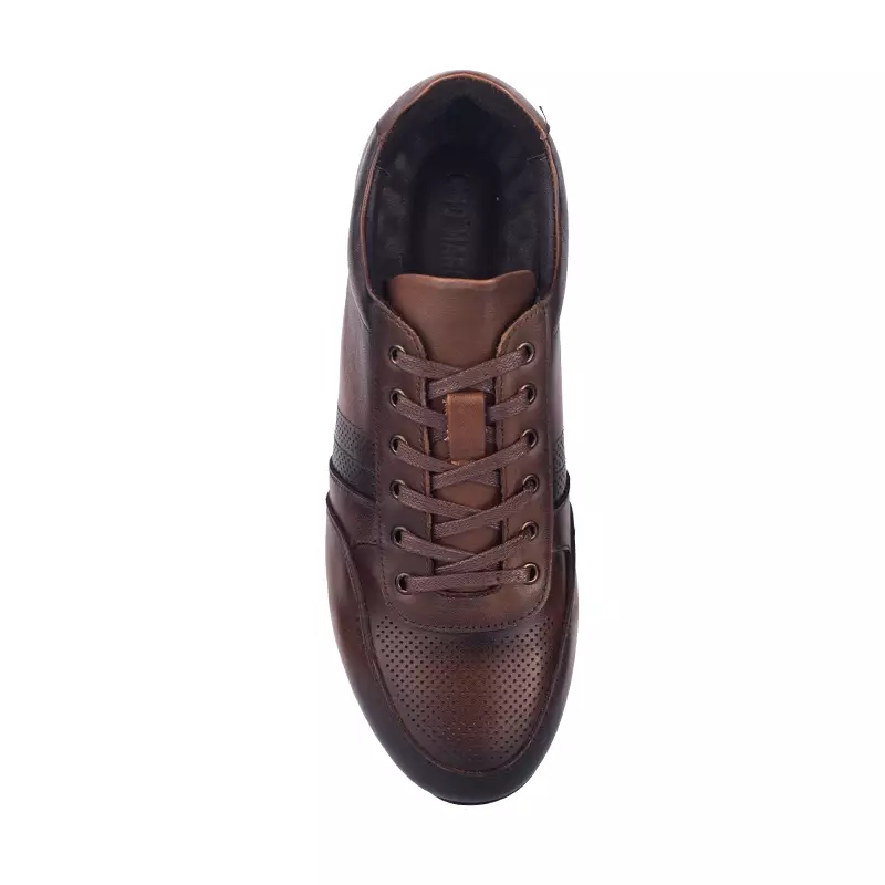 Sepatu Casual Formal Pria Gino Mariani Eziel Cokelat