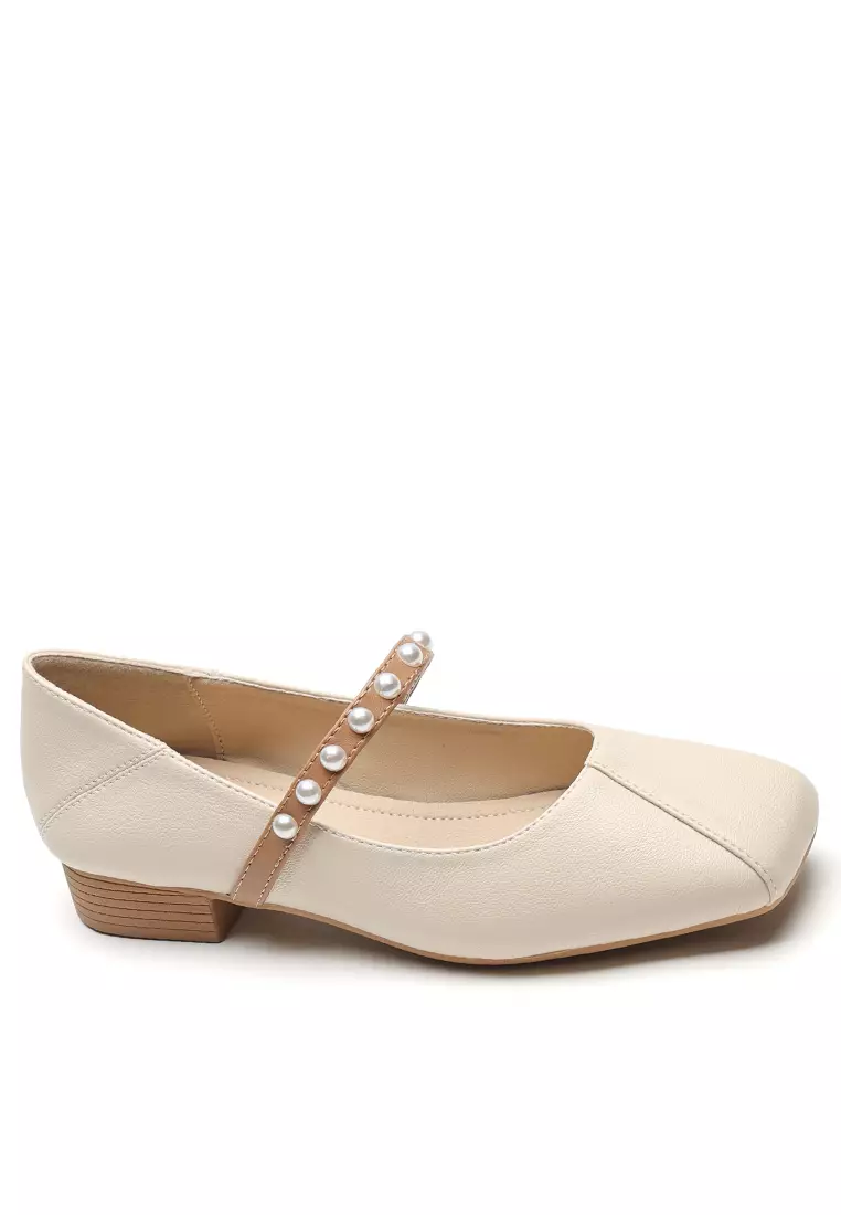 Discount on Twenty Eight Shoes  shoes - SKU: 2.5cm Pearl Strap Mary Jane Shoes Ww9169-2