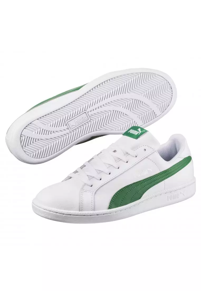 PUMA Unisex Smash Leather Trainers