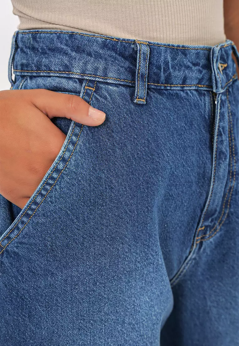 High Waist Baggy Jeans
