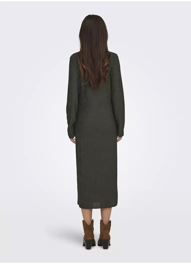 Long Sleeve Structure Dress