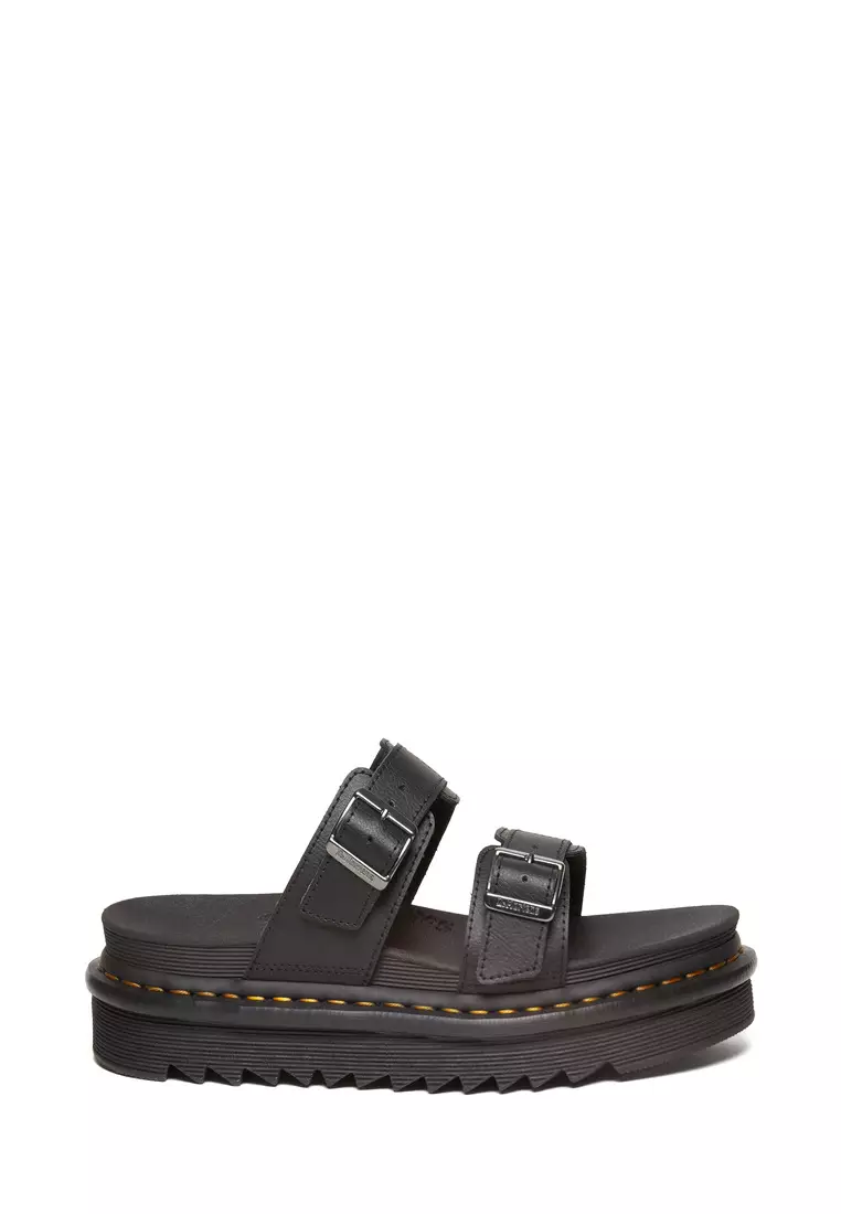 Discount on Dr. Martens  shoes - SKU: Myles Black Athena Sandals Women