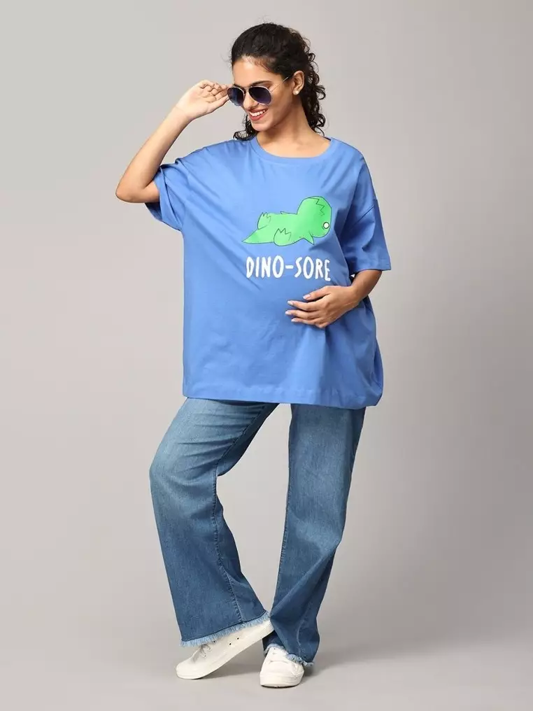 Dino Sore Oversized Mumma T-shirt