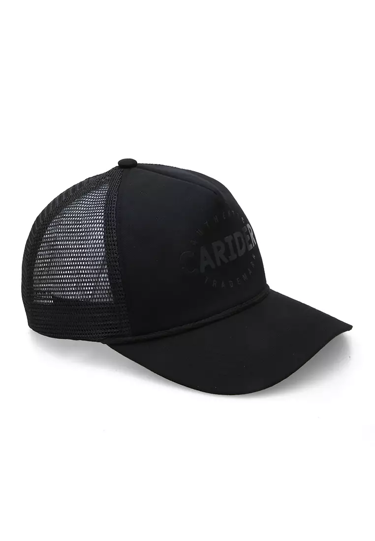 Raesan Topi Baseball Jaring Carider Aksesoris Fashion Pria Adjustable Strap Material Polyester ORIGINAL - Black