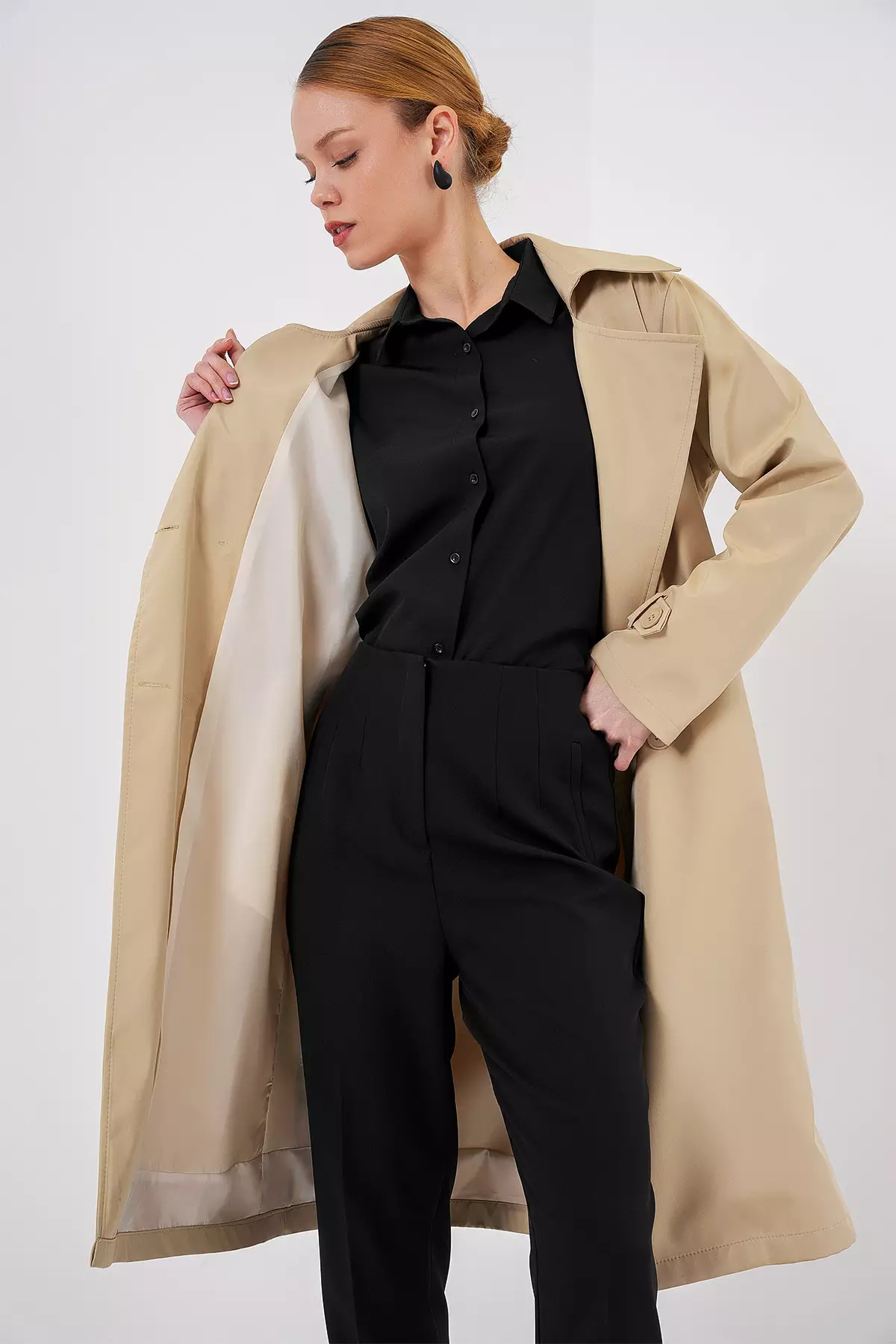 Double Breasted Trench Coat