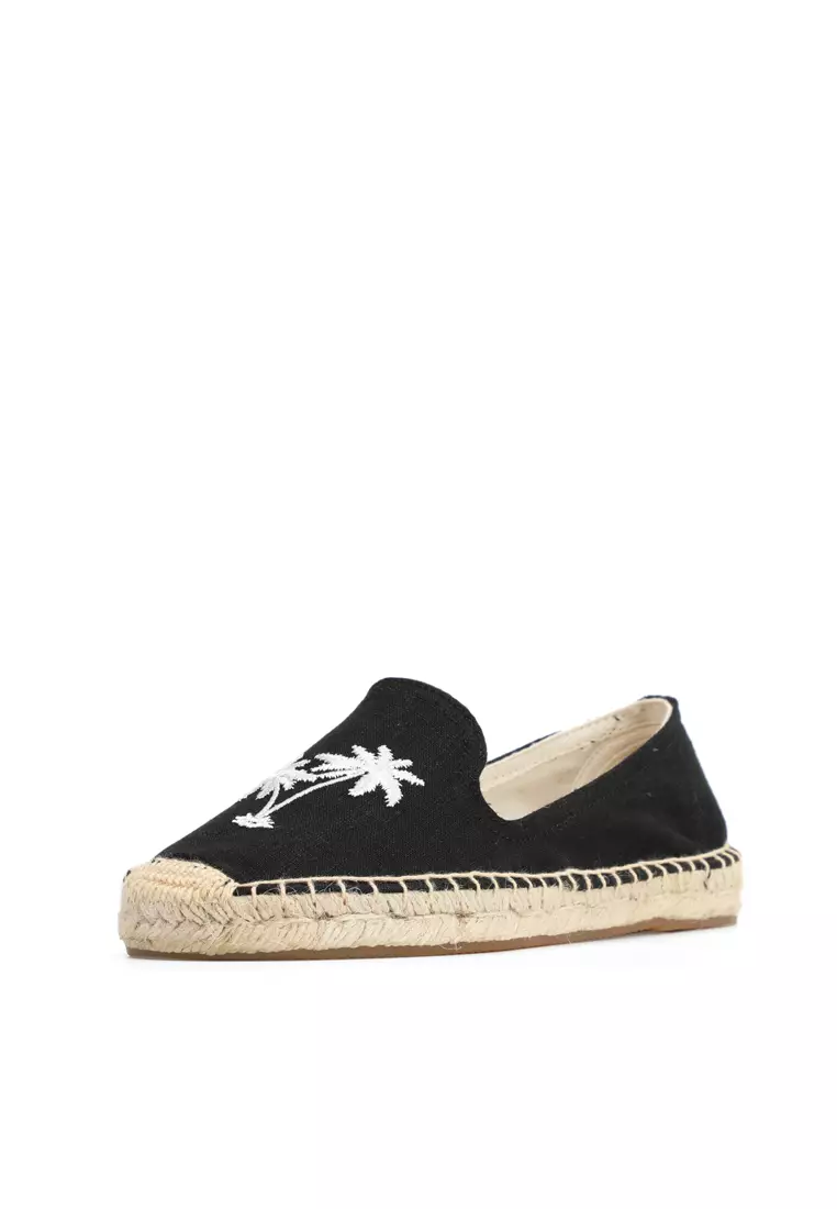 Embroidered Canvas Espadrilles HB45433