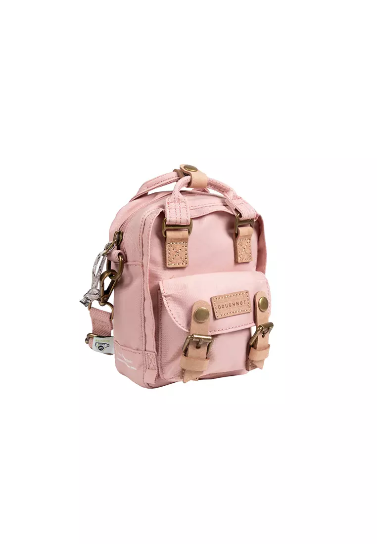 Macaroon Tiny Reborn Series Pink Crossbody Bag