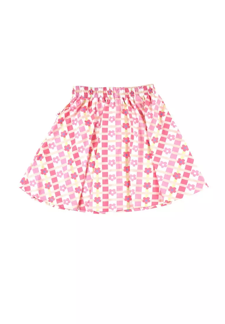 3Second Kids Girl's Mini Skirt Full Print Sora 011224