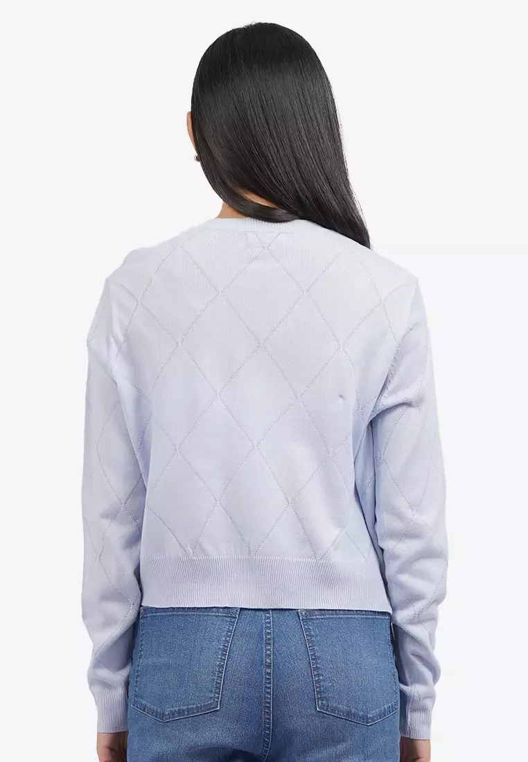 Long Sleeve Cardigan with Ribbon Details