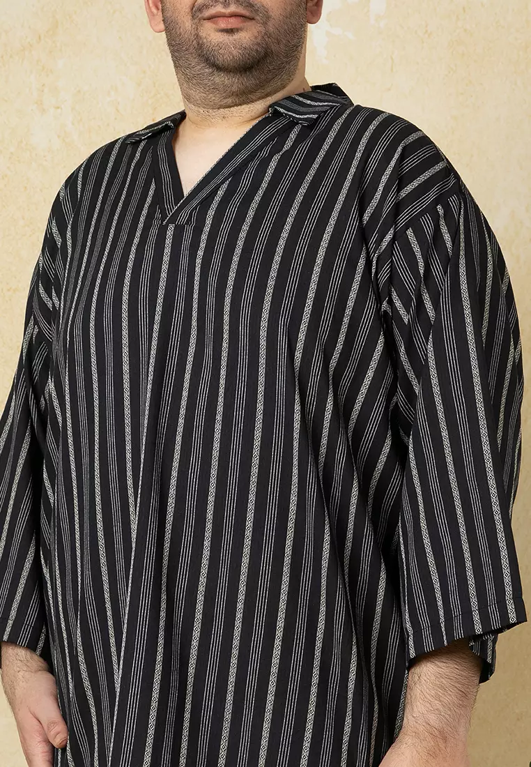 Plus Size Omar Collar Shirt