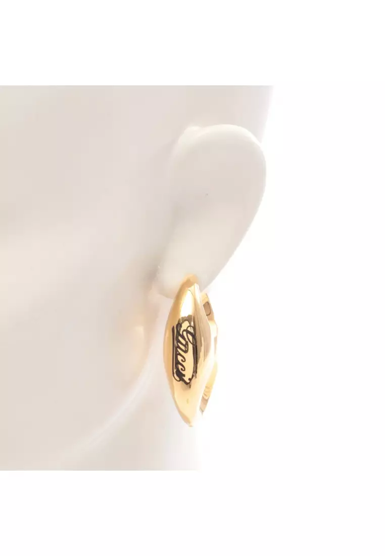 Pre-Loved Gucci Marina Chain earrings GP gold