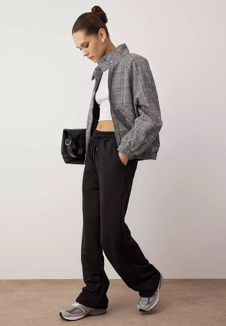 Cotton Sporty Elastic Sweatpants