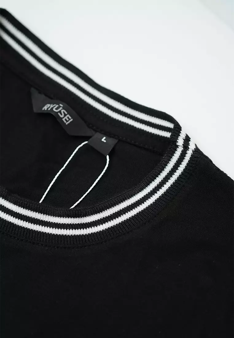 Ryusei Kaos Pria Yokohama Black