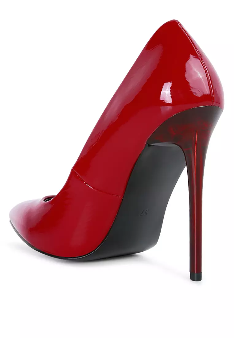 Red Stiletto High Heels Pumps Shoes