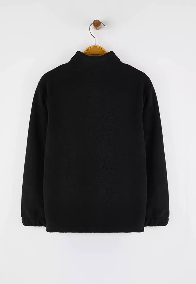 Fleece Half Zipper Unisex Sweatshirt